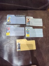 Lot Of 5 Gi Joe File Cards Hasbro