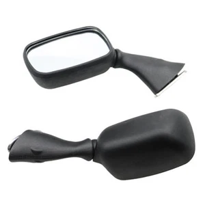 Black Side Rear view Mirrors For Suzuki Hayabusa GSXR1300 GSXR1000 GSXR750 600 - Picture 1 of 8