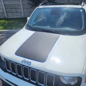 fits 2015-2023 Jeep Renegade center Hood Stripe with outlines Graphics stickers - Picture 1 of 7