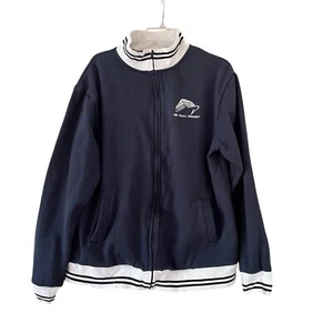 Princess Cruise Blue Medium Athletic Zipper Jacket - Picture 1 of 9