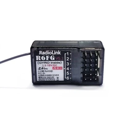 Radiolink R6FG V5.1 2.4G 6CH FHSS Receiver Gyro Inside for RC6GS/RC4GS/T8S/T8FB - Image 1 of 4