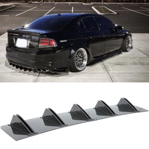 Difusor trasero de fibra de carbono para Acura TL sedán 2004-2008 aletas divisor de labios de barbilla - Imagen 1 de 14