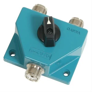 DAIWA CS-201A 2 Port Coax Switch w/ SO-239/UHF Female Connectors, Handles 1.5kW  - Picture 1 of 1