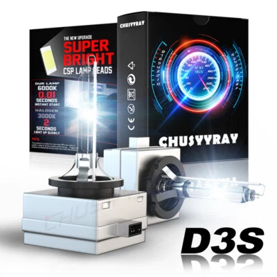 HID Xenon Headlight Bulbs For Dodge Challenger 2015-2018 2019 2020 High Low Beam - Image 1 of 4