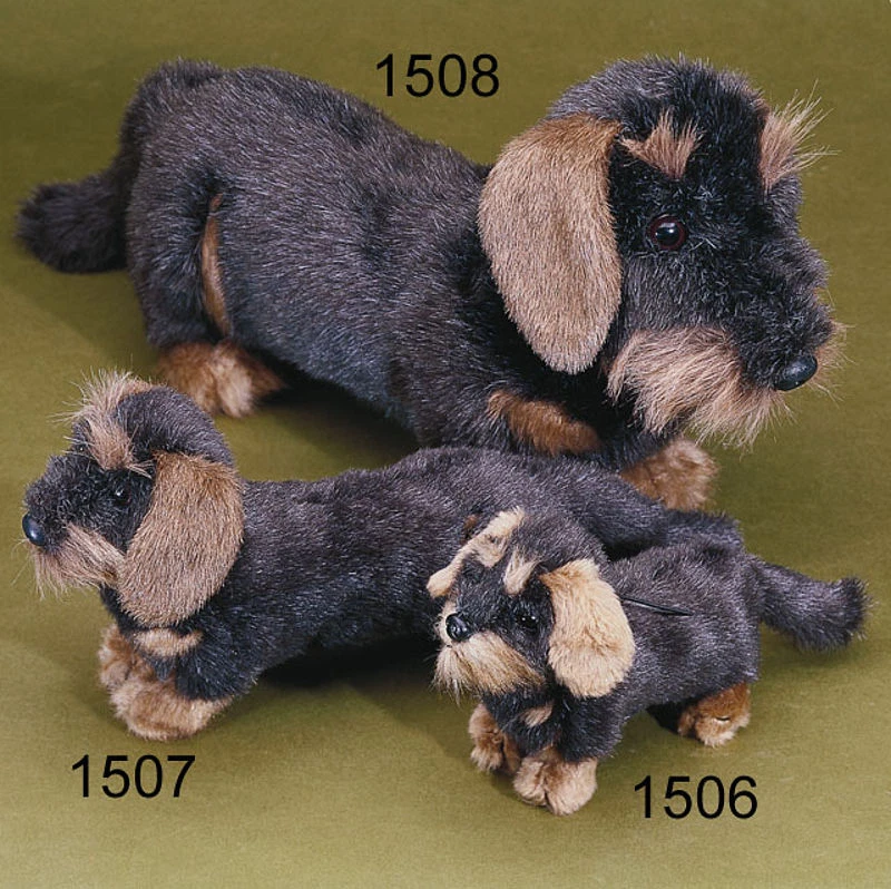 FÖRSTER RAUHHAARDACKEL stehend, gross, 45 cm, Art. 1508