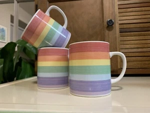 Regenbogen Kaffeebecher Tasse LGBT Pride Japan 3,5"T 10oz drei Tassen - Bild 1 von 4