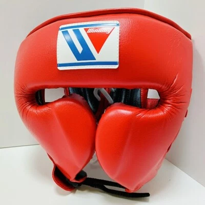 Winning Boxing Head Gear Face Guard Type FG-2900 Size M Red from Japan - Image 1 of 4