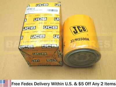JCB PARTS - GENUINE JCB TRANS. OIL FILTER 120MM LONG (PART NO. 32/915500) - Image 1 of 4