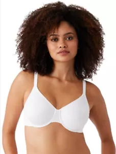 NWT Wacoal 36D 855345 Inside Job Underwire Bra White 124452 - Picture 1 of 2