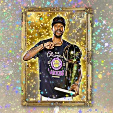 Kentavious Caldwell-Pope Holographic Gold Getter Sketch Card Limited 1/5