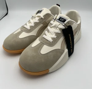 De Florance Sneaker - New With Tags - US Woman's 11 - White & Beige - Picture 1 of 11