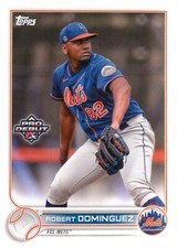 Robert Dominguez 2022 Topps Pro Debut MiLB Baseball Rookie Card #PD-160 FCL Mets