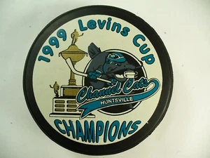 CHL Huntsville Channel Cats '99 Levins Cup Champions Hockey Puck Collect Pucks - Picture 1 of 2