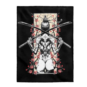 Espada Doble Ronin Samurai Katana Guerrero Bushido Ninja Fans Regalo Manta de Peluche - Imagen 1 de 7