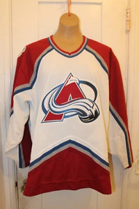 CCM NHL Colorado Avalanche Uwe Krupp #4 Hockey Jersey Mens Large Air Knit Vintag - Picture 1 of 11