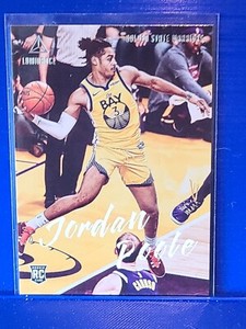Jordan Poole 2019-20 Panini Chronicles Luminance Basketball #139 Warriors 