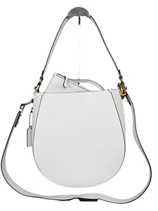 Coach MADDY Glovetanned Leather Hobo Shoulder Bag Chalk $450 NWT Style No. 8834 - Picture 1 of 16