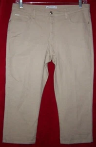 Lee Capri Jeans Damen 16P beige hellbraun natürliche Passform knapp unter der Taille Stretch Denim - Bild 1 von 7