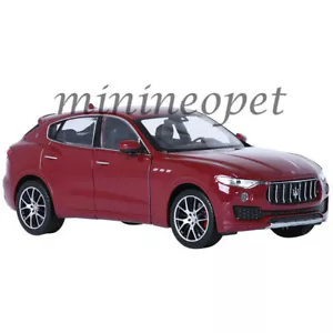 WELLY 24078 MASERATI LEVANTE 1/24 DIECAST MODEL CAR RED - Picture 1 of 2