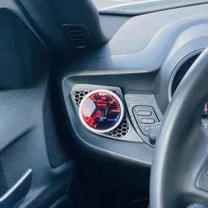 Porta Manometro Alfa Romeo Giulietta 52mm Guage in ABS e Fibra di Carbonio - Foto 1 di 3