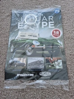 1/8 DEAGOSTINI COSTRUISCI LA TUA AUTO JAGUAR E-TYPE NUMERO 79 CON PARTE - Immagine 1 di 2