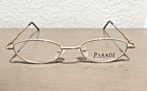 Parade Eyeglasses 1516 Gold Oval Frames 47-18-135 Flex Hinge Women’s Glasses - Picture 1 of 8