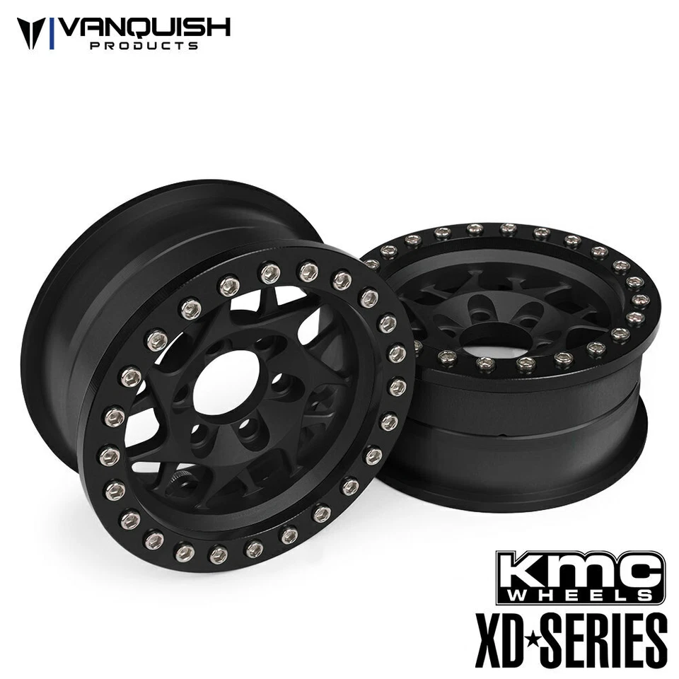 Vanquish Products VPS07710 KMC 1.9 Xd127 Bully Black Anodized