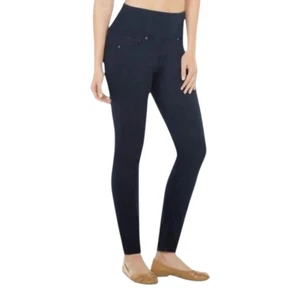 Spanx NWT Alexia High Rise Skinny Leg Denim Leggings in Indigo Wash Sz XL - Picture 1 of 15