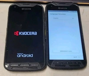 Lot of 2 Kyocera DuraForce Pro E6833 Sprint Black 32GB AS IS -FOR PARTS - Repair - Picture 1 of 2