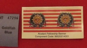 Games Workshop Dogs of War Alcatani Fellowship Standard Bearer Banner Sticker GW - Picture 1 of 2