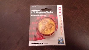 ROUND 2 DIAMOND LENS SEALED MKR LT AMB RP1030ADL ROADPRO - Picture 1 of 2