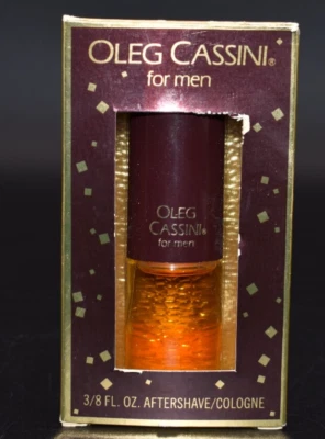 VTG / New OLEG CASSINI for Men 3/8 FL oz AfterShave / Cologne by JOVAN - Image 1 of 4