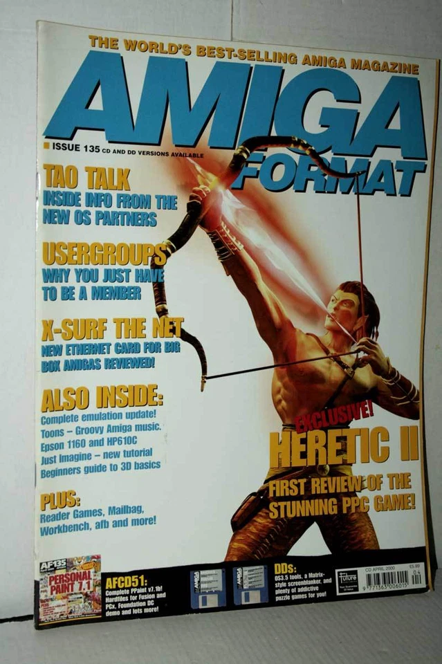 RIVISTA AMIGA FORMAT NUMERO 135 APRILE 2000 USATA EDIZIONE INGLESE VBC 48817 - Immagine 1 di 1