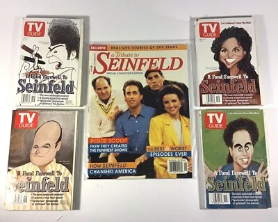 1998 Seinfeld Farewell TV Guides Tribute Magazine Jerry George Kramer Elaine - Image 1 of 2