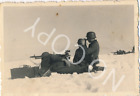 Foto WK2 - 1. Gebirgs-Division  / 98 Übung MG Schiessen im Schnee X87