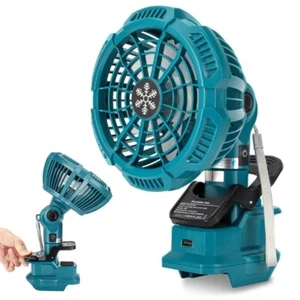 Portable Fan Cordless Handheld Jobsite Camping Fan for Makita 18V Li-ion Battery - Picture 1 of 13