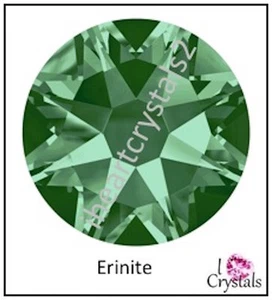 ERINITE Green 2mm 7ss 2058 IHC Austrian Crystal Flatback Rhinestones 144 pieces - Picture 1 of 5