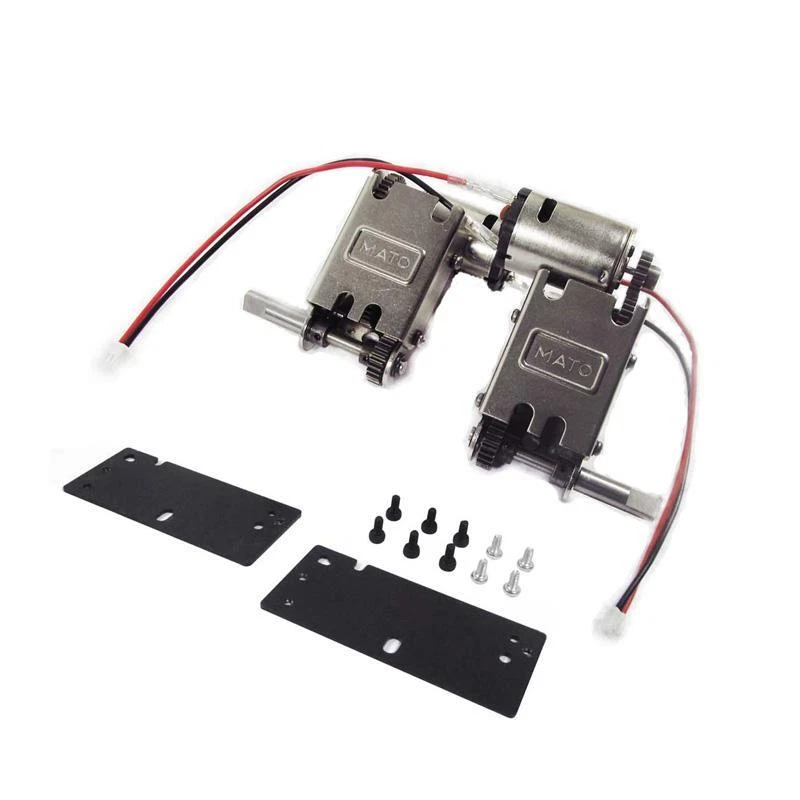 5.0 Steel 5:1 Bearings Gearbox With Bearing For 1/16 MATO Metal Sherman Chassis - Image 1 of 1