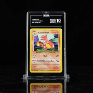TAG 10 Charmeleon Base Set 24/102 Gem Mint 1999 Pokemon TCG - Picture 1 of 2