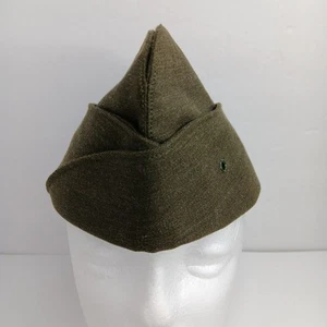 US MILITARY MC Green 2212 Garrison Cap  Size 7 Dress Cap USMC 8405-01-279-7657 - Picture 1 of 5