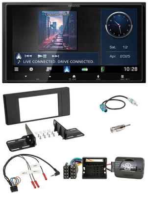 Kenwood Bluetooth 2DIN USB DAB Lenkrad Autoradio für Land Rover Range Rover Vogu - Bild 1 von 4