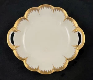 HAVILAND LIMOGE RANSON Servierschale mit 2 Griffen mit Goldrand ~ Top - Bild 1 von 4