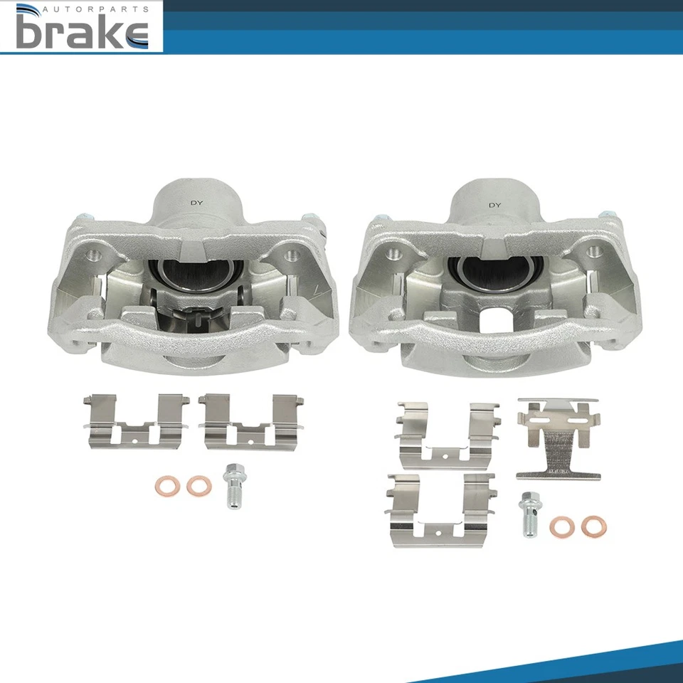 Par de pinzas de freno delanteras con soporte conductor pasajero para Honda Odyssey 1995-1998 Foto 1 de 4
