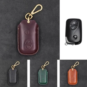 Genuine Leather Car Remote Key Fob Case Cover For Lexus ES350 CT200h IS F IS250 - Picture 1 of 13