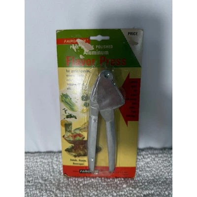 Винтажный алюминиевый пресс для вкуса чеснока петрушки лука кухонный инструмент 1971 - Изображение 1 из 4