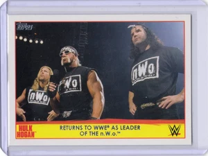 2015 Topps WWE Road to Wrestlemania Hulk Hogan Tribute #28 Returns as Leader NWO - Picture 1 of 2