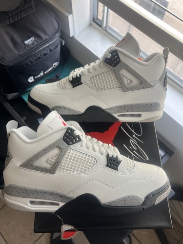 Jordan 4 Retro Bianco Cemento 2025 Taglia 12