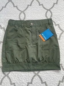 NWT Columbia Green Silver Ridge Skort Girls Size 14/16 - Picture 1 of 14
