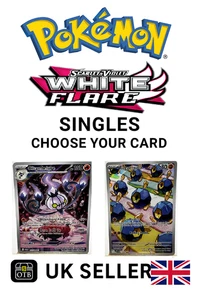 Pokemon WHITE FLARE Singles - Choose Card IR, SR, SIR, HR - MULTIBUY DISCOUNT - Picture 1 of 22