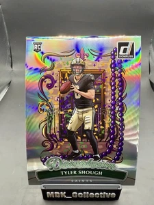 Tarjeta de novato Jumbo Saints 2025 Panini Donruss Tyler Shough Downtown #19 de gran tamaño - Imagen 1 de 10